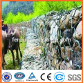 80 * 100mm de qualité supérieure PVC vert Revêtue Gabion panier / Gabion Box Factory